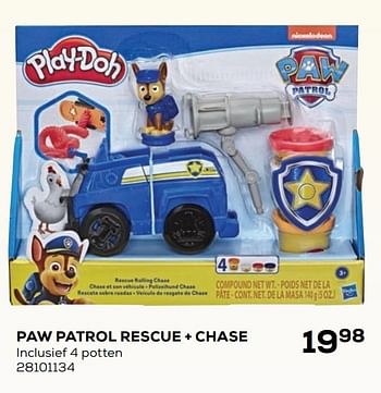 Aanbiedingen Paw patrol rescue + chase - Hasbro - Geldig van 21/10/2020 tot 08/12/2020 bij Supra Bazar