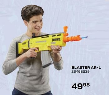 Aanbiedingen Blaster ar-l - Hasbro - Geldig van 21/10/2020 tot 08/12/2020 bij Supra Bazar