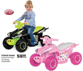 Aanbiedingen Force quad - Loko toys - Geldig van 21/10/2020 tot 08/12/2020 bij Supra Bazar