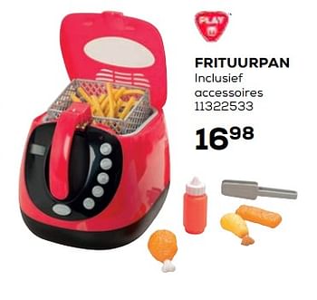 Aanbiedingen Frituurpan - Play-Go - Geldig van 21/10/2020 tot 08/12/2020 bij Supra Bazar