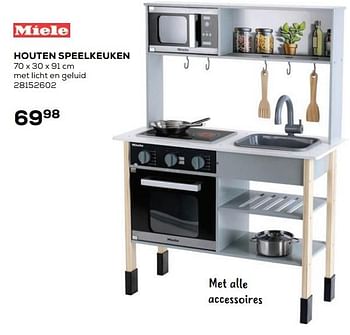 Aanbiedingen Houten speelkeuken - Theo Klein - Geldig van 21/10/2020 tot 08/12/2020 bij Supra Bazar