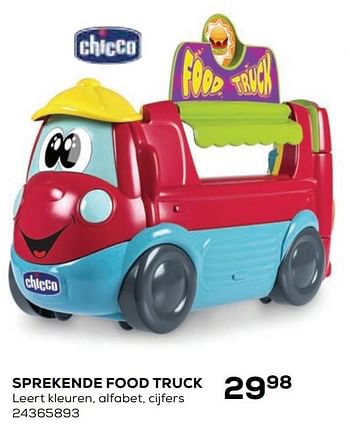 Aanbiedingen Sprekende food truck - Chicco - Geldig van 21/10/2020 tot 08/12/2020 bij Supra Bazar