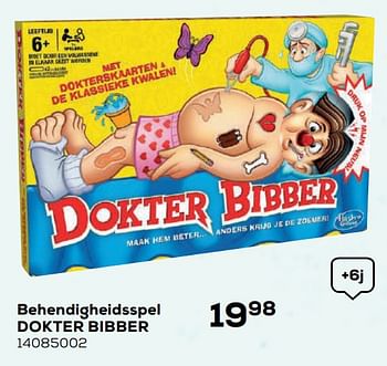 Aanbiedingen Behendigheidsspel dokter bibber - Hasbro - Geldig van 21/10/2020 tot 08/12/2020 bij Supra Bazar