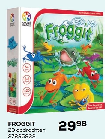 Aanbiedingen Froggit - Smart Games - Geldig van 21/10/2020 tot 08/12/2020 bij Supra Bazar