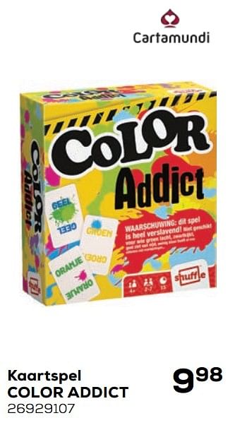 Aanbiedingen Kaartspel color addict - Carta Mundi - Geldig van 21/10/2020 tot 08/12/2020 bij Supra Bazar