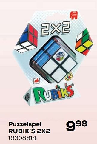 Aanbiedingen Puzzelspel rubik`s 2x2 - Jumbo - Geldig van 21/10/2020 tot 08/12/2020 bij Supra Bazar
