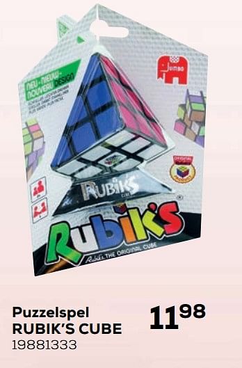 Aanbiedingen Puzzelspel rubik`s cube - Jumbo - Geldig van 21/10/2020 tot 08/12/2020 bij Supra Bazar