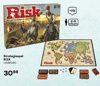 Aanbiedingen Strategiespel risk - Hasbro - Geldig van 21/10/2020 tot 08/12/2020 bij Supra Bazar