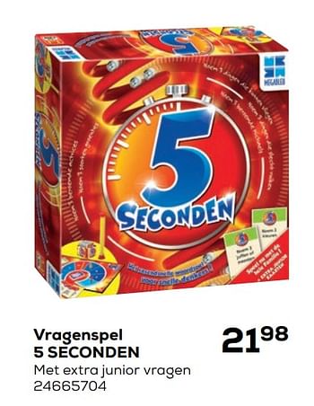 Aanbiedingen Vragenspel 5 seconden - Megableu - Geldig van 21/10/2020 tot 08/12/2020 bij Supra Bazar