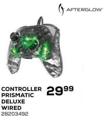 Aanbiedingen Controller prismatic deluxe wired - Afterglow - Geldig van 21/10/2020 tot 08/12/2020 bij Supra Bazar