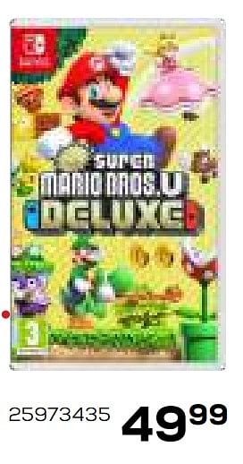 Aanbiedingen Super mario bros.u - Nintendo - Geldig van 21/10/2020 tot 08/12/2020 bij Supra Bazar