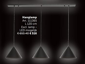 Aanbiedingen Hanglamp - Geldig van 03/11/2020 tot 30/11/2020 bij Zelfbouwmarkt