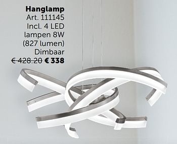 Aanbiedingen Hanglamp - Geldig van 03/11/2020 tot 30/11/2020 bij Zelfbouwmarkt
