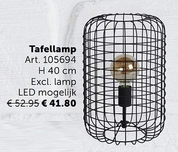 Aanbiedingen Tafellamp - Geldig van 03/11/2020 tot 30/11/2020 bij Zelfbouwmarkt