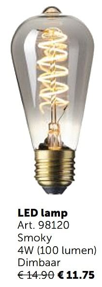 Aanbiedingen Led lamp - Geldig van 03/11/2020 tot 30/11/2020 bij Zelfbouwmarkt