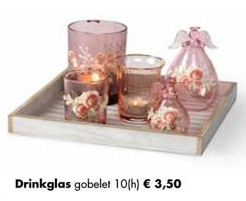 Aanbiedingen Drinkglas gobelet - Huismerk - Multi Bazar - Geldig van 02/11/2020 tot 30/11/2020 bij Multi Bazar
