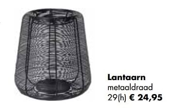 Aanbiedingen Lantaarn metaaldraad - Huismerk - Multi Bazar - Geldig van 02/11/2020 tot 30/11/2020 bij Multi Bazar