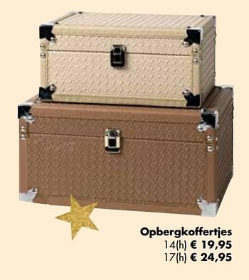 Aanbiedingen Opbergkoffertjes - Huismerk - Multi Bazar - Geldig van 02/11/2020 tot 30/11/2020 bij Multi Bazar
