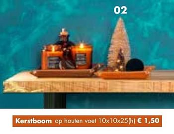 Aanbiedingen Kerstboom op houten voet - Huismerk - Multi Bazar - Geldig van 02/11/2020 tot 30/11/2020 bij Multi Bazar