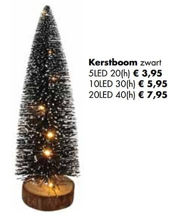 Aanbiedingen Kerstboom zwart - Huismerk - Multi Bazar - Geldig van 02/11/2020 tot 30/11/2020 bij Multi Bazar