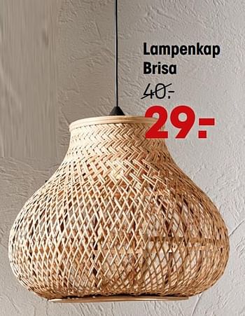 Aanbiedingen Lampenkap brisa - Huismerk - Kwantum - Geldig van 02/11/2020 tot 08/11/2020 bij Kwantum
