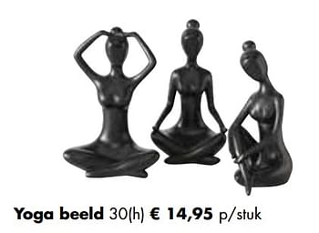 Aanbiedingen Yoga beeld - Huismerk - Multi Bazar - Geldig van 02/11/2020 tot 30/11/2020 bij Multi Bazar
