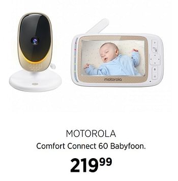 Aanbiedingen Motorola comfort connect 60 babyfoon - Motorola - Geldig van 20/10/2020 tot 16/11/2020 bij Babypark