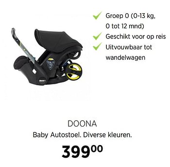 Aanbiedingen Doona baby autostoel - Doona - Geldig van 20/10/2020 tot 16/11/2020 bij Babypark