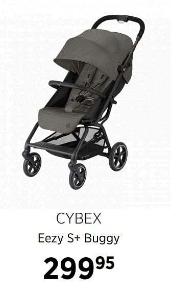 Aanbiedingen Cybex eezy s+ buggy - Cybex - Geldig van 20/10/2020 tot 16/11/2020 bij Babypark
