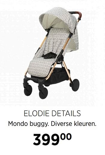 Aanbiedingen Elodie details mondo buggy diverse kleuren - Elodie Details - Geldig van 20/10/2020 tot 16/11/2020 bij Babypark