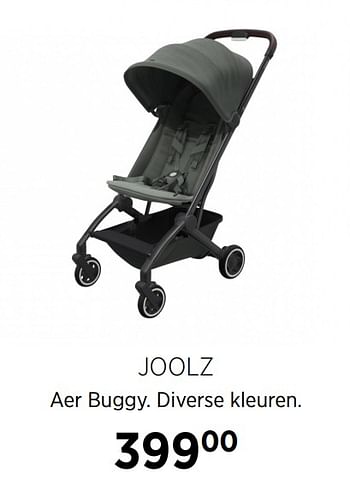Aanbiedingen Joolz aer buggy diverse kleuren - Joolz - Geldig van 20/10/2020 tot 16/11/2020 bij Babypark