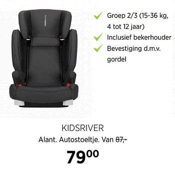 Aanbiedingen Kidsriver alant autostoeltje - Kidsriver - Geldig van 20/10/2020 tot 16/11/2020 bij Babypark