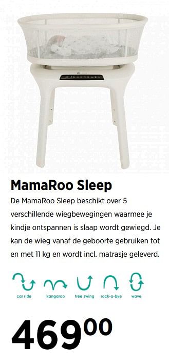 Aanbiedingen Mamaroo sleep - 4Moms - Geldig van 20/10/2020 tot 16/11/2020 bij Babypark