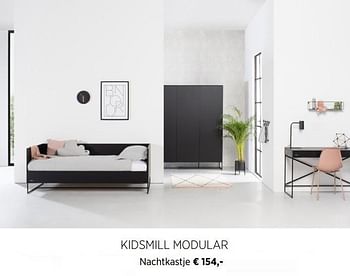 Aanbiedingen Kidsmill modular nachtkastje - Kidsmill - Geldig van 20/10/2020 tot 16/11/2020 bij Babypark
