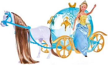 Aanbiedingen Fairytale Pumpkin Carriage - Steffi Love - Geldig van 17/10/2020 tot 06/12/2020 bij ToyChamp