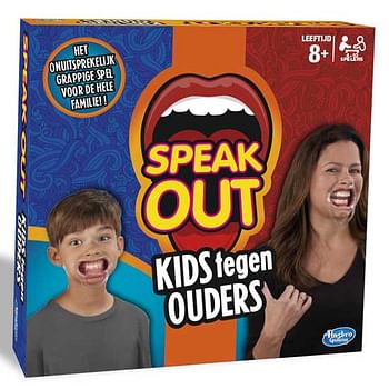 Aanbiedingen Speak Out Kids tegen Ouders - Hasbro - Geldig van 17/10/2020 tot 06/12/2020 bij ToyChamp