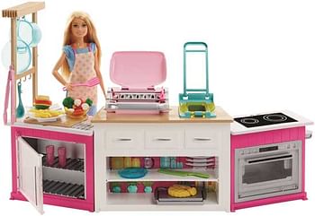 Aanbiedingen Barbie Ultieme keuken met pop - Barbie - Geldig van 17/10/2020 tot 06/12/2020 bij ToyChamp
