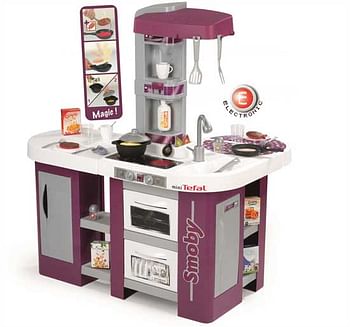 Aanbiedingen Tefal keuken Studio XL met geluid & 36 accessoires - Smoby - Geldig van 17/10/2020 tot 06/12/2020 bij ToyChamp