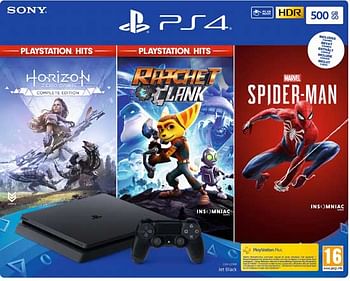 Aanbiedingen PS4 Slim 500GB Black Console Playstation - Playstation - Geldig van 17/10/2020 tot 06/12/2020 bij ToyChamp
