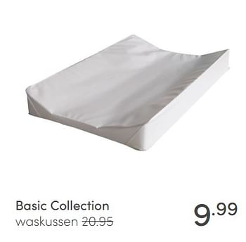 Aanbiedingen Basic collection waskussen - Basic Collection - Geldig van 08/11/2020 tot 14/11/2020 bij Baby & Tiener Megastore