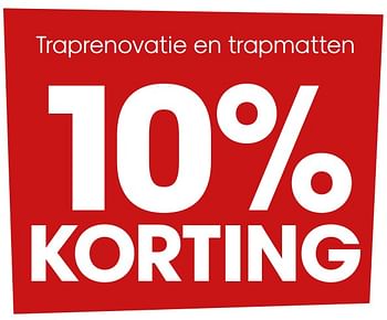 Aanbiedingen Traprenovatie en trapmatten 10% korting - Huismerk - Kwantum - Geldig van 09/11/2020 tot 22/11/2020 bij Kwantum
