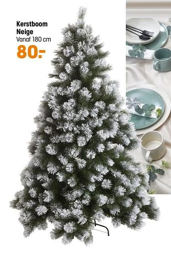 Aanbiedingen Kerstboom neige - Huismerk - Kwantum - Geldig van 09/11/2020 tot 31/12/2020 bij Kwantum
