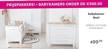 Aanbiedingen Babykamer noel - Huismerk - Baby &amp; Tiener Megastore - Geldig van 08/11/2020 tot 14/11/2020 bij Baby & Tiener Megastore