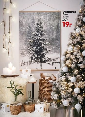 Aanbiedingen Wanddecoratie boom - Huismerk - Kwantum - Geldig van 09/11/2020 tot 31/12/2020 bij Kwantum