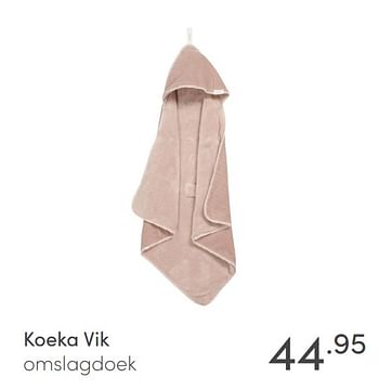 Aanbiedingen Koeka vik omslagdoek - Koeka - Geldig van 08/11/2020 tot 14/11/2020 bij Baby & Tiener Megastore
