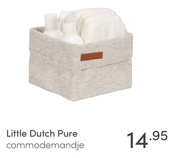 Aanbiedingen Little dutch pure commodemandje - Little Dutch - Geldig van 08/11/2020 tot 14/11/2020 bij Baby & Tiener Megastore
