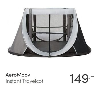 Aanbiedingen Aeromoov instant travelcot - Aeromoov - Geldig van 08/11/2020 tot 14/11/2020 bij Baby & Tiener Megastore