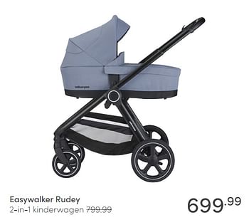 Aanbiedingen Easywalker rudey 2-in-1 kinderwagen - Easywalker - Geldig van 08/11/2020 tot 14/11/2020 bij Baby & Tiener Megastore