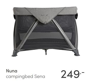 Aanbiedingen Nuna campingbed sena - Nuna - Geldig van 08/11/2020 tot 14/11/2020 bij Baby & Tiener Megastore