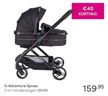 Aanbiedingen X-adventure xpress 2-in-1 kinderwagen - Xadventure - Geldig van 08/11/2020 tot 14/11/2020 bij Baby & Tiener Megastore